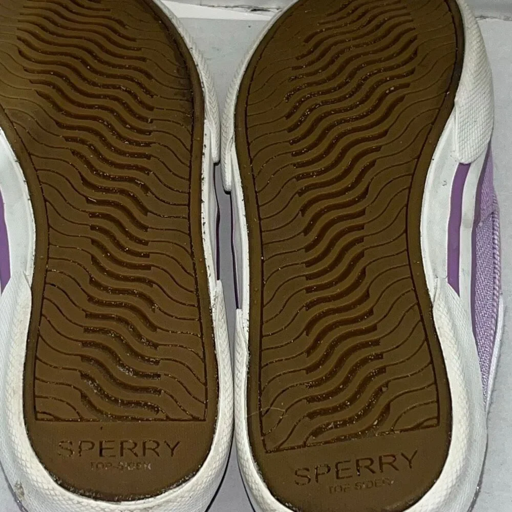 Sperry Women's Purple Pier Wave Top Sider Slip-On Sneaker Boat Shoes Size 8‎